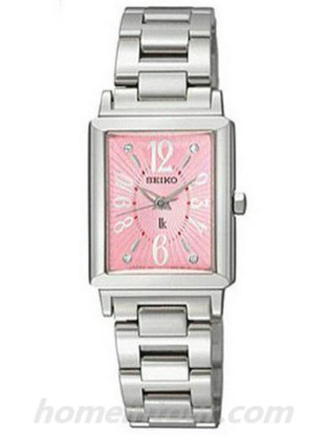 精工SXGP07J女表Lukia系列-银色表带/表径—mm