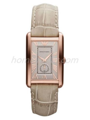 阿玛尼AR1673女表雪铁纳经典系列-灰色表带/表径40mm