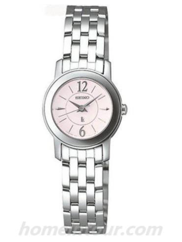 精工SSVY075J女表Lukia系列-银色表带/表径—mm