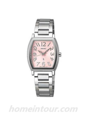 精工SSVY061女表Lukia系列-银色表带/表径—mm