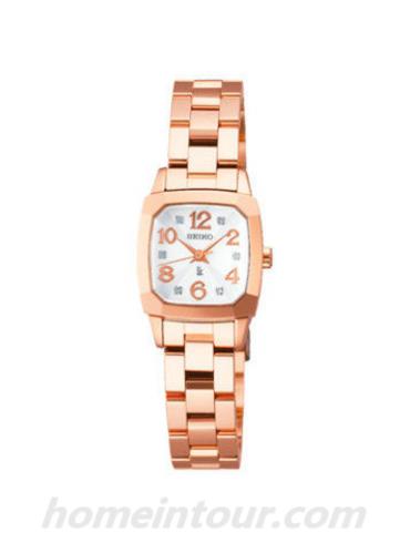 精工SSVX106J女表Lukia系列-金色表带/表径—mm