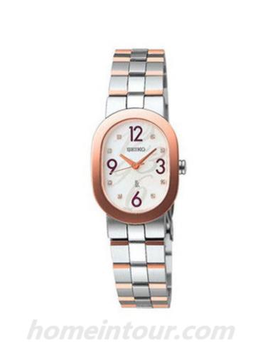 精工SSVX094J女表Lukia系列-间金色表带/表径—mm