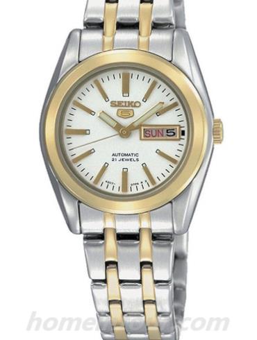 精工SSVR075J女表Lukia系列-银色表带/表径—mm