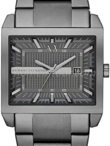 阿玛尼AX2211女表商务休闲系列-灰色表带/表径&#8211;