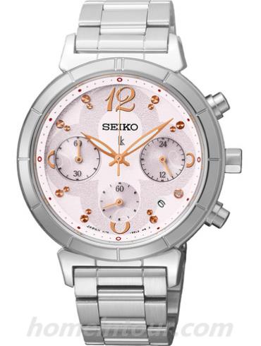 精工SSVR074J女表Lukia系列-金色表带/表径—mm