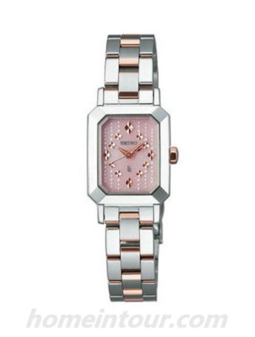 精工SSVR051J女表Lukia系列-银色表带/表径—mm