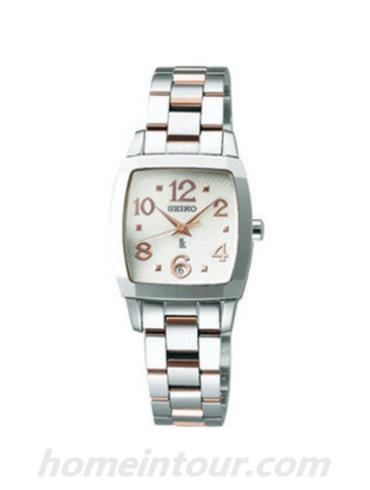 精工SSVK117J女表Lukia系列-间金色表带/表径—mm