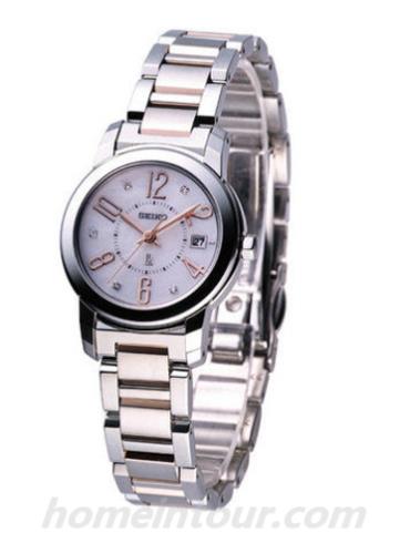 精工SSVK103J女表Lukia系列-间金色表带/表径—mm