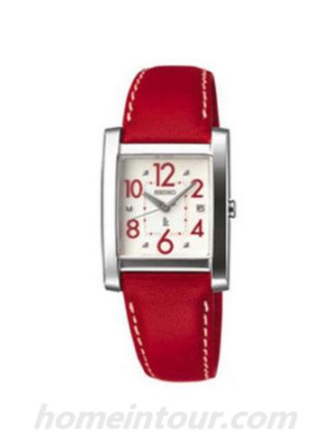 精工SSVK087J女表Lukia系列-红色表带/表径—mm