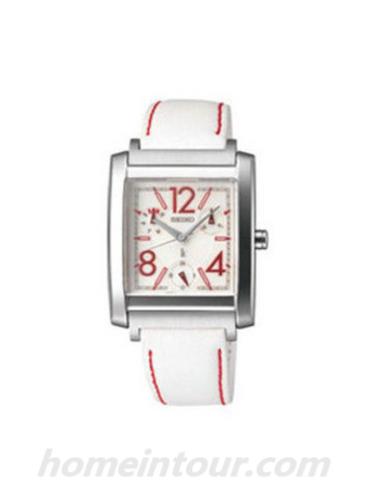 精工SSVC017J女表Lukia系列-白色表带/表径—mm