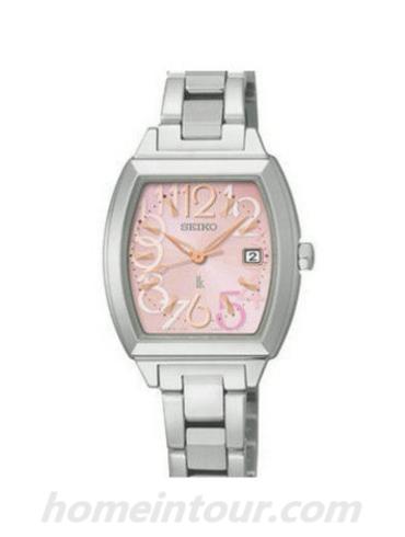 精工SKY730J女表Lukia系列-间金色表带/表径—mm