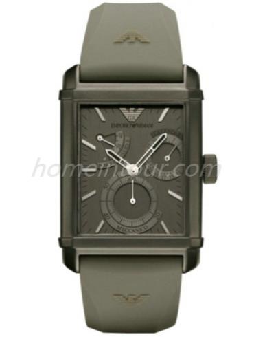 阿玛尼AR4238男表时尚系列-棕色表带/表径&#8211;