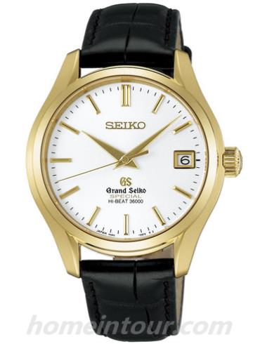 精工SBGH020J男表Grand Seiko系列-黑色表带/表径38mm
