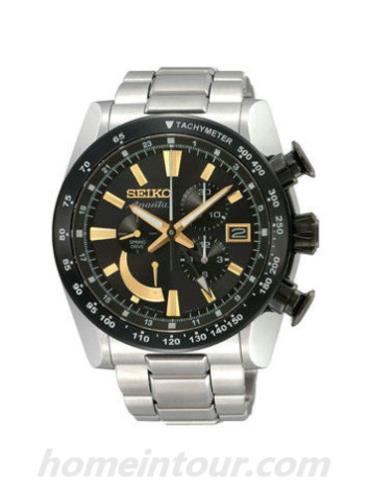 精工SPS011J1男表Ananta系列-银色表带/表径—mm