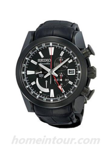 精工SPS009J1男表Ananta系列-黑色表带/表径—mm