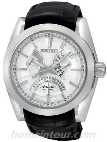 精工SPB015J1男表Ananta系列-黑色表带/表径—mm