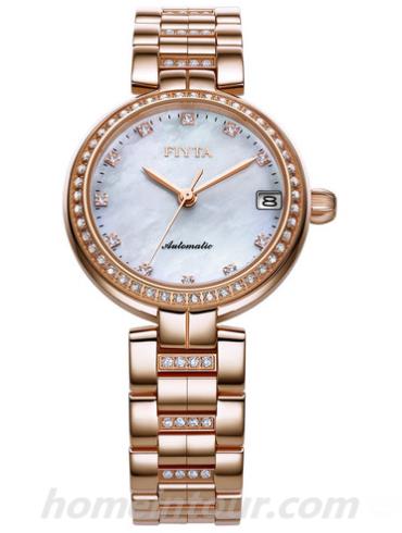 飞亚达LA869006.PWPH女表心弦系列-金色表带/表径32mm