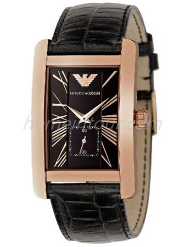 阿玛尼AR0169女表时尚情侣表系列-黑色表带/表径&#8211;