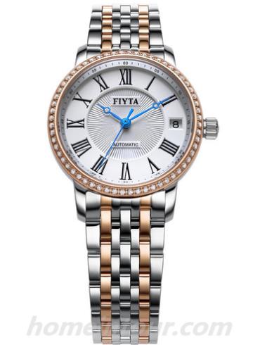 飞亚达LA8398.MWMD女表经典系列-间金表带/表径32mm