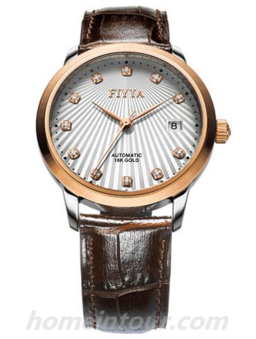 飞亚达GA8428._MWRD男表金表系列-棕色表带/表径39mm