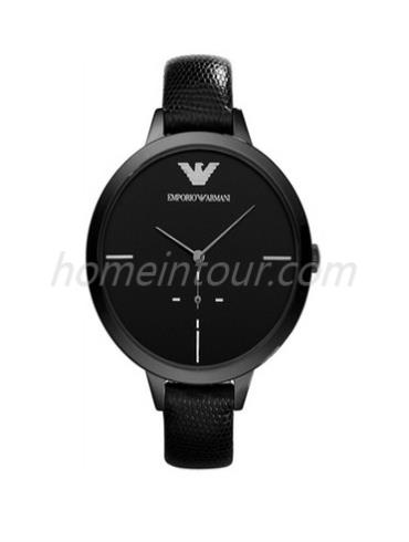 阿玛尼AR7305女表商务休闲系列-黑色表带/表径38mm