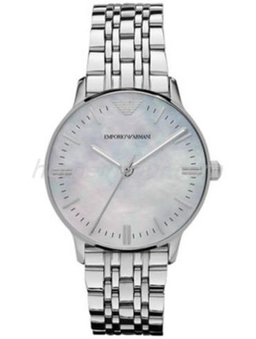 阿玛尼AR1602女表商务休闲系列-银色表带/表径32mm