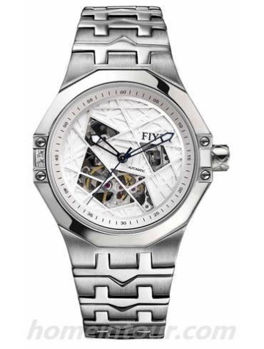 飞亚达GA2008.WWW男表印象·城市系列-银白色表带/表径39mm