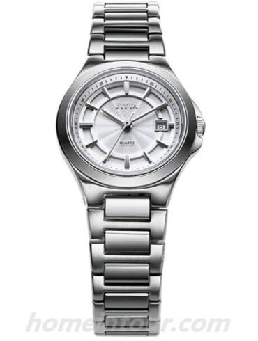 飞亚达L950.WWW女表锋逸系列-银白色表带/表径33.0x29.2mm