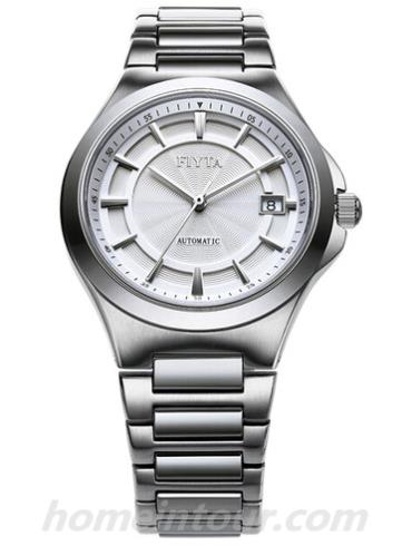 飞亚达GA8210.WWW男表锋逸系列-银白色表带/表径46.0x40.5mm