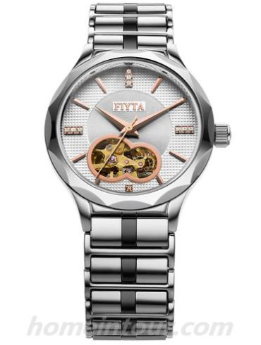 飞亚达GA8318.WMW情侣表锋逸系列-银白色表带/表径39mm