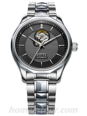 飞亚达GA8322.WBW男表锋逸系列-银白色表带/表径40.6mm