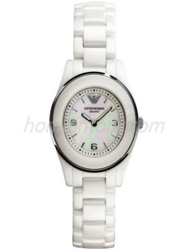 阿玛尼AR1439女表时尚系列-白色表带/表径28mm