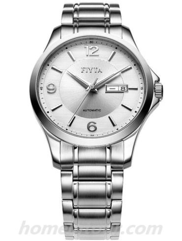 飞亚达GA8630.WWW男表锋逸系列-银白色表带/表径42.3x40mm