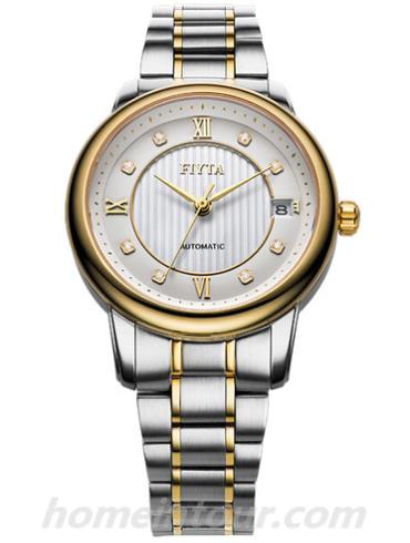 飞亚达LA8468.TWT女表摄影师系列-间金色表带/表径35mm