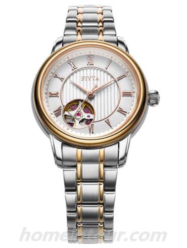 飞亚达LA8368.MWM女表摄影师系列-间金色表带/表径35mm