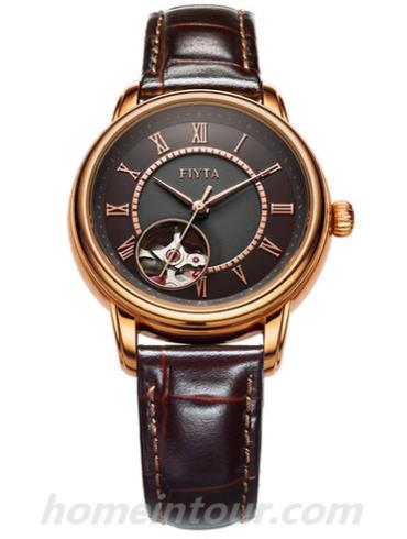 飞亚达LA8250.PSR女表摄影师系列-棕色表带/表径35mm