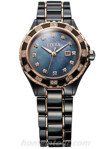 飞亚达L978.BBBD女表恒昱系列-黑色表带/表径34mm