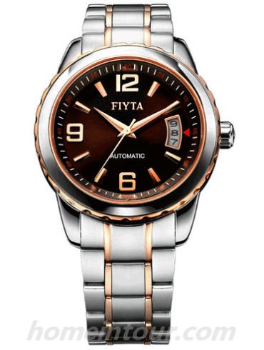 飞亚达GA8122.TST男表恒昱系列-间金色表带/表径40mm