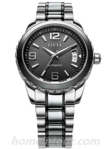 飞亚达GA8122.CBC男表恒昱系列-银白色表带/表径40mm