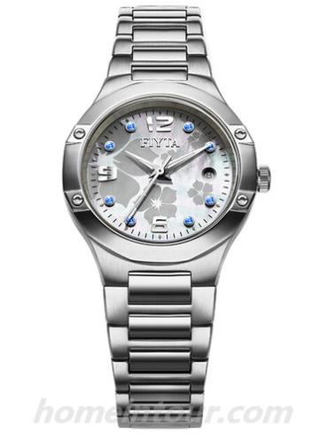 飞亚达L990.WWW女表凯旋系列-银白色表带/表径30mm