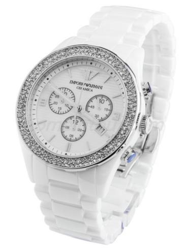 阿玛尼AR1456女表时尚女表系列-白色表带/表径40mm