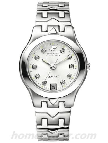 飞亚达GA8018.WWW男表芯动系列-银白色表带/表径37mm