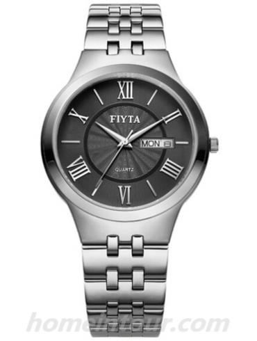 飞亚达G262.WBW男表经典系列-银白色表带/表径37mm