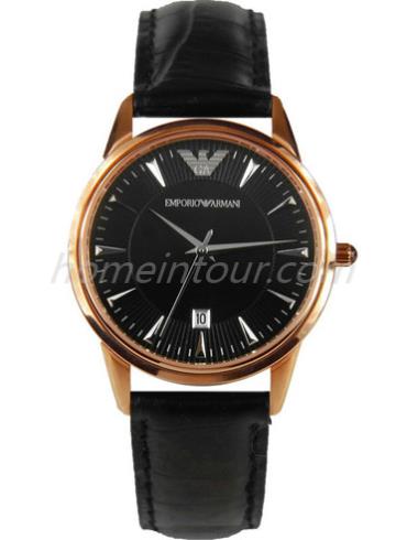 阿玛尼AR2445女表时尚情侣表系列-黑色表带/表径34mm