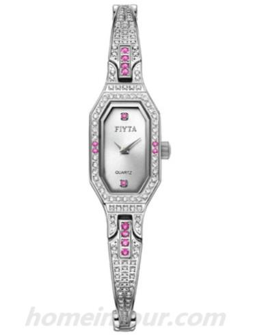 飞亚达L551.WWWD女表玲珑系列-银白色表带/表径12.8mm