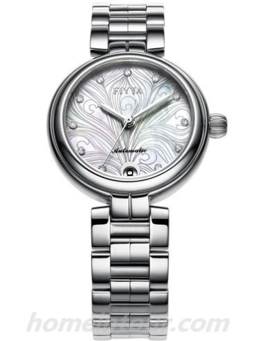 飞亚达LA8622.WWW女表心弦系列-银白色表带/表径32mm