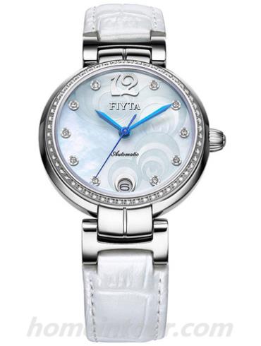 飞亚达DLA8406.WWWD女表心弦系列-白色表带/表径32mm