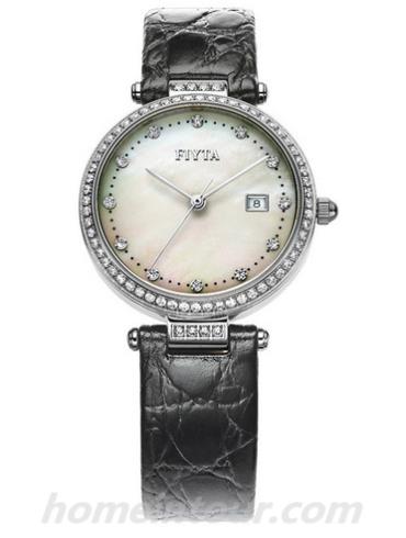 飞亚达L592.WWBD女表心弦系列-黑色表带/表径30mm