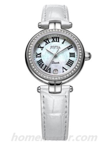 飞亚达L588.WWWD女表心弦系列-白色表带/表径27mm