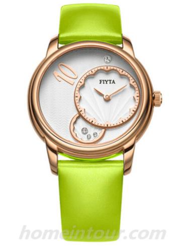 飞亚达L1560.B.019女表倾城系列-绿色表带/表径35mm